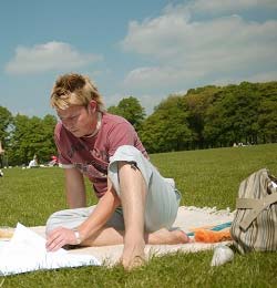 Student on Park