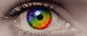 [photo: human eye detail]