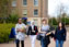 Photograph of students walking past the Ken Edwards Building
