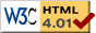 valid HTML 4.01 transitional