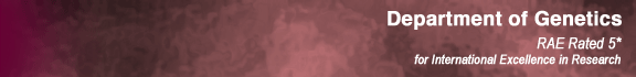 Department of Genetics RAE Rated 5*