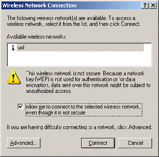 Wireless Network Connections