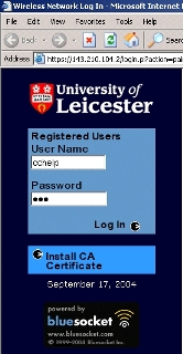 login through browser