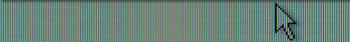 arrow on computer screen