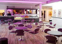 The Arts Bar in the foyer of The Richard Attenborough Centre